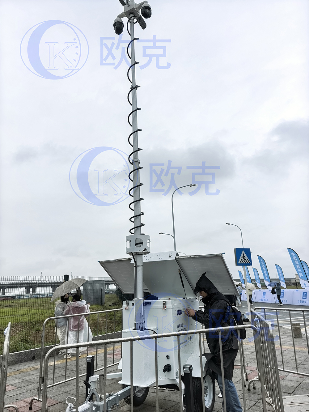 活動監控,歡樂跑監控,布控球,移動兵站,馬拉松監控,馬拉松,深圳機場