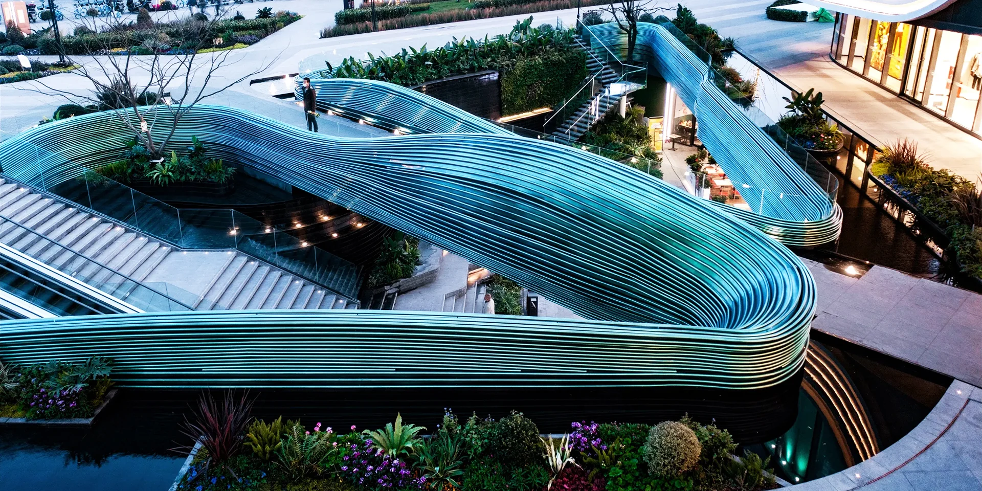 Chengdu Xuhui Square Landscape Bridge