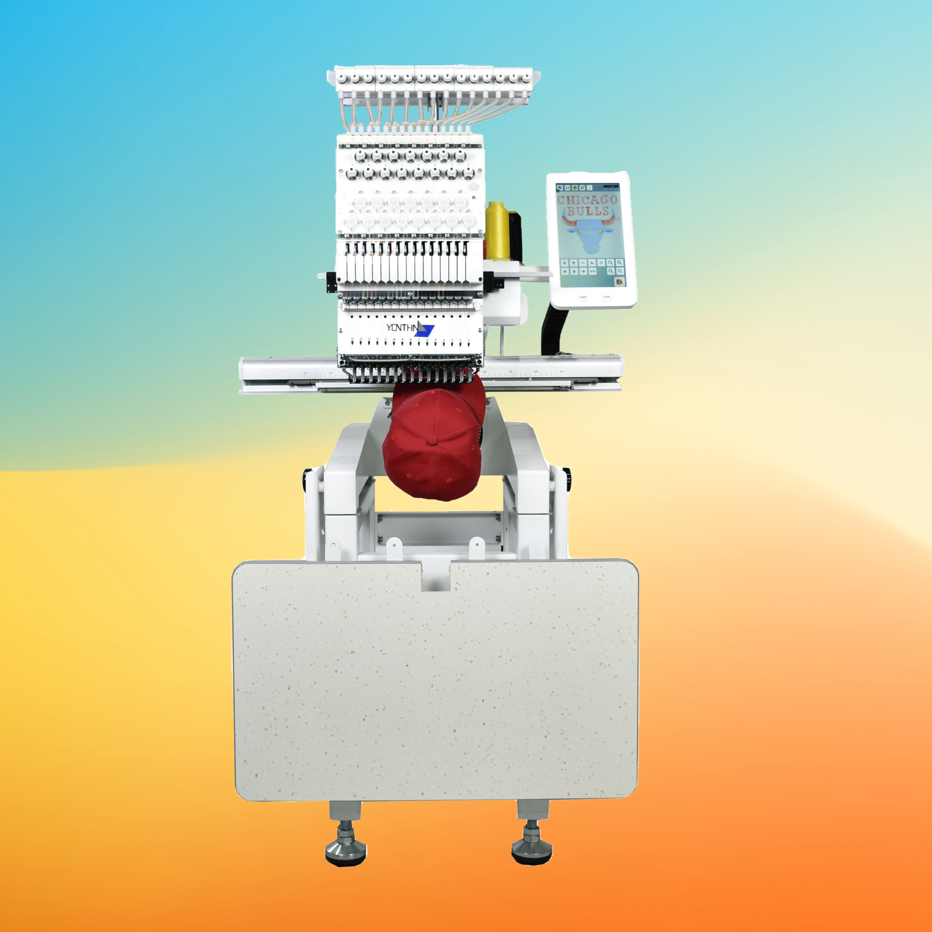 YX-M Single head cap embroidery machine