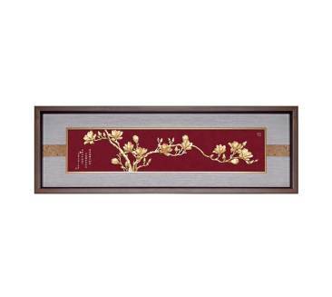 Magnolia 24K GOLD LEAF ART-KINGBORO HONG JIN DU - OEM - ODM