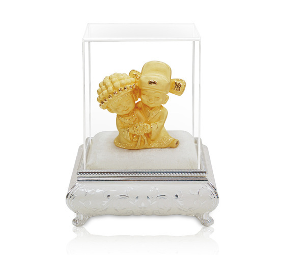 金の卵　置物　彫刻　フィギュア 24K Gold Foil Electroforming Statue Series-Products-KINGBORO