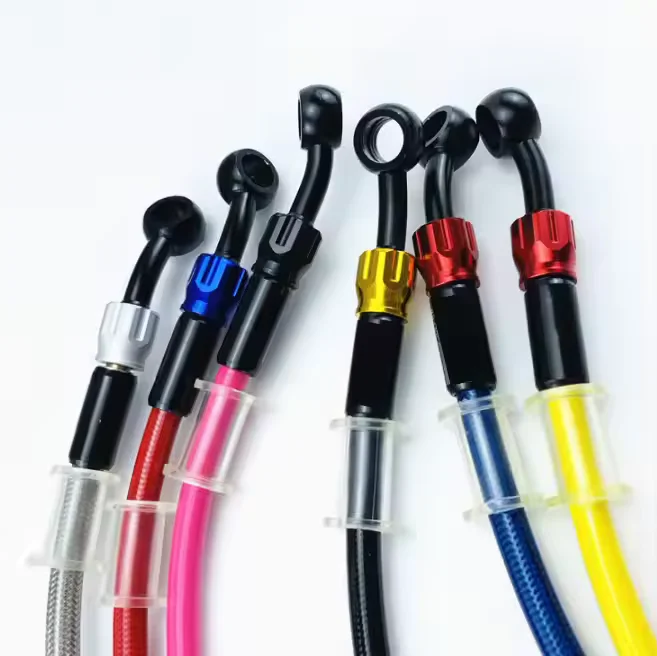 Stainless Steel Nylon Braided Oil Fuel Line Hydraulic Hose