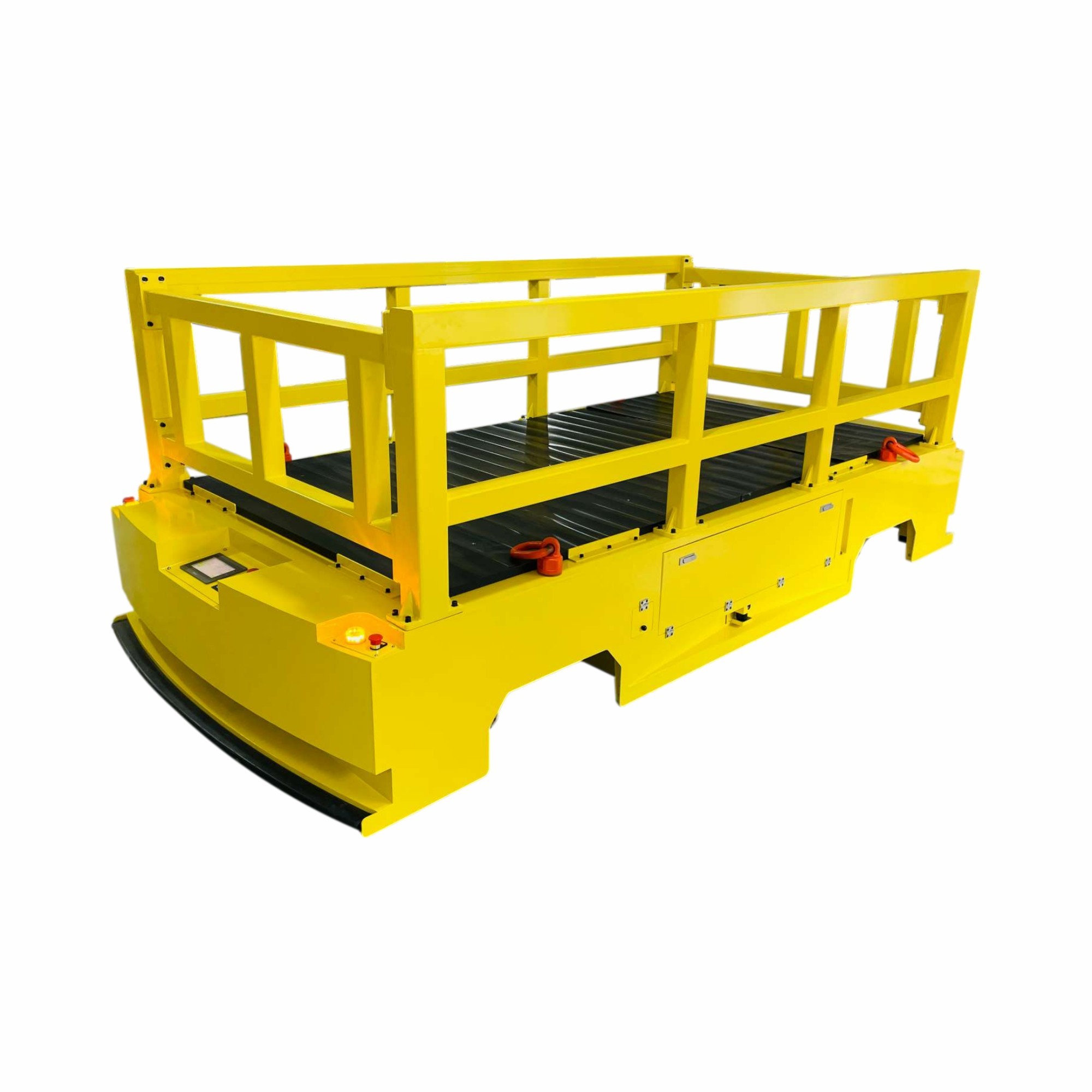 15tons Heavy-duty flatbed AGV with fence