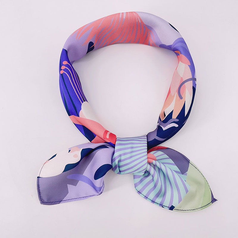 Renewable Fabric Scarves Versatile Ancient Style Ribbon Retro Fashion Scarf Women's Autumn Warm Scarf Supports Customization