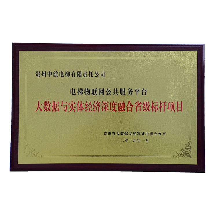 大數據與實體經濟深度融合省級標桿項目
