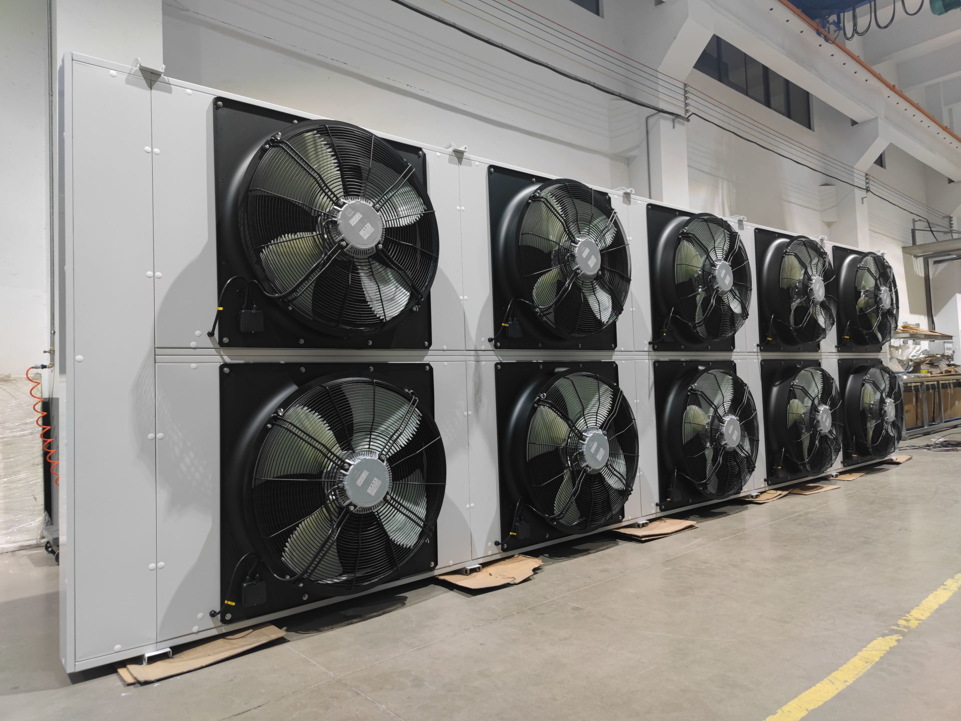 Flat type air cooled condenser
