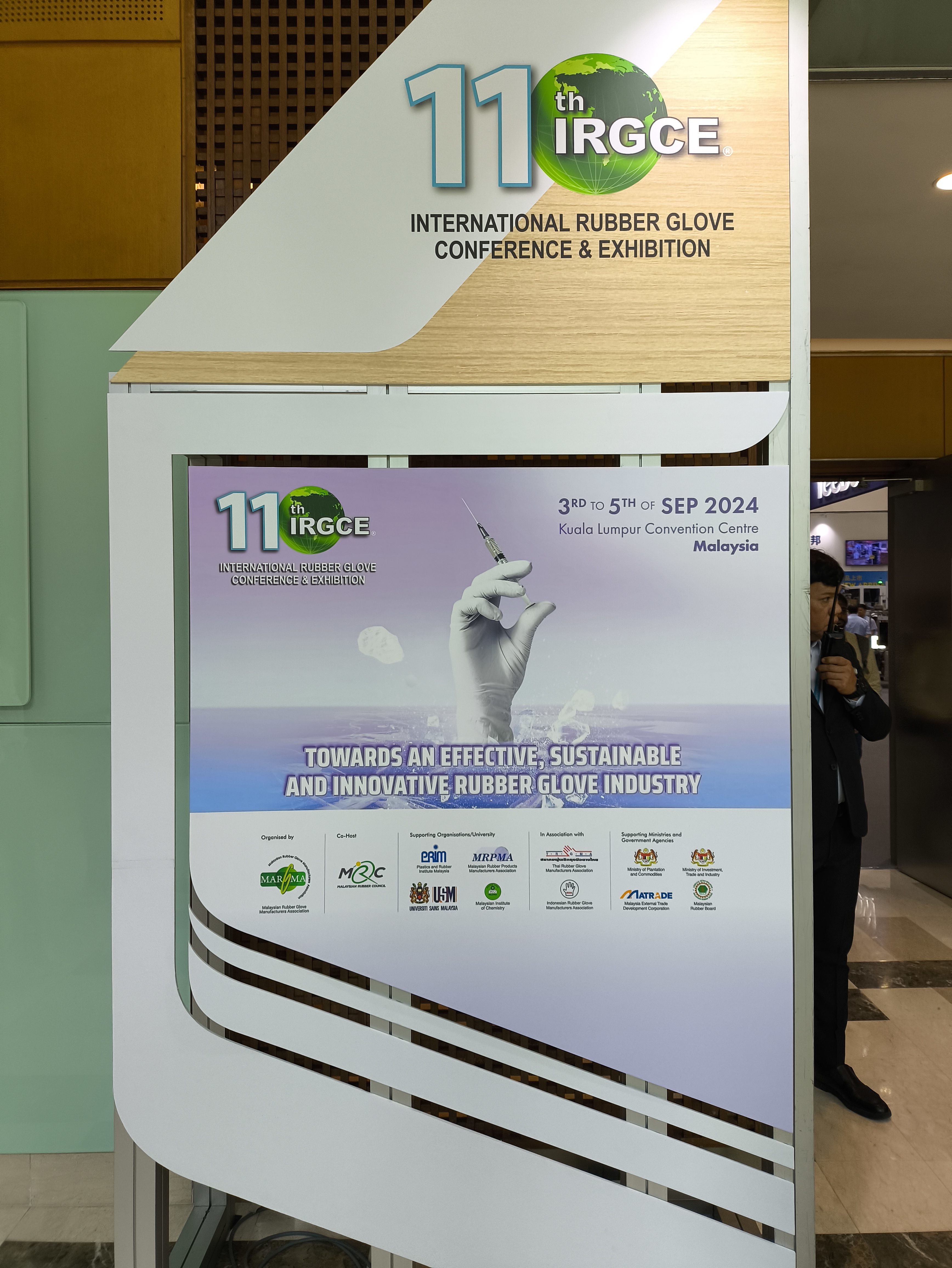 Hengda promote brand in 11th International Rubber Glove Conference and Exhibition