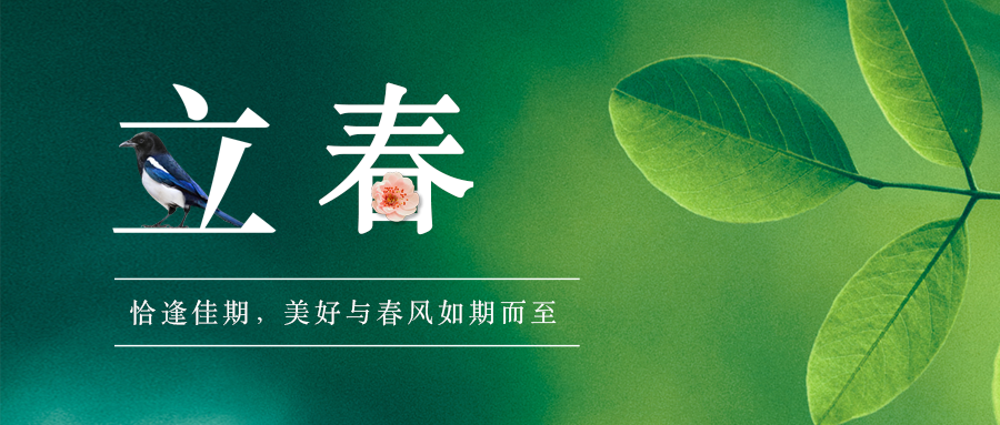 立春 | 春色序章，万物和鸣  。