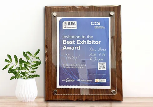 Best ExhibitorAward Best ExhibitorAward
