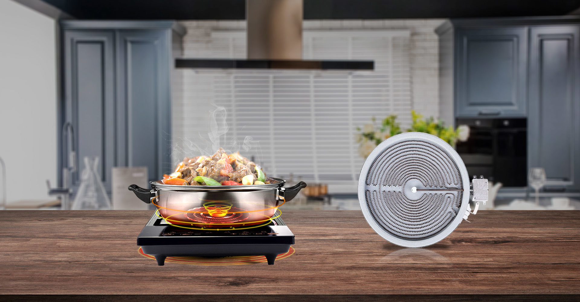 Open heating (electric ceramic furnaces and first generation light wave furnaces are enclosed)