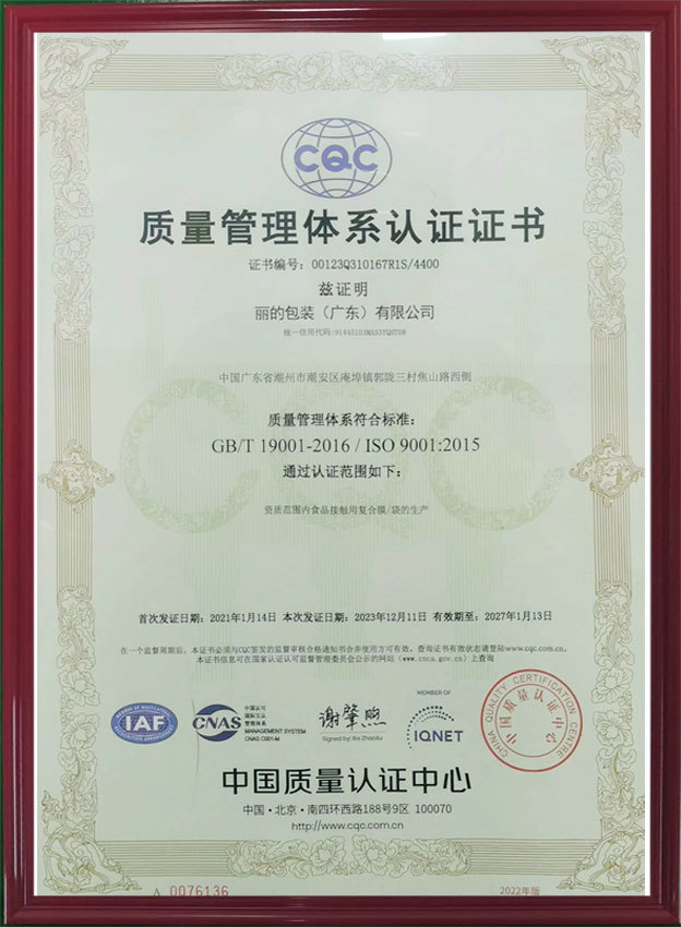 ISO 9001 Cn