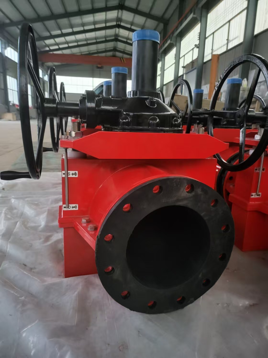Válvula de pinza manual de turbina