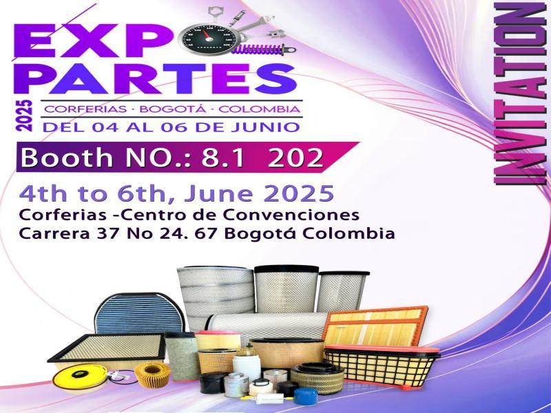 🌟 Colombia EXPOPARTES 2025 Exhibition Invitation Letter 🌟