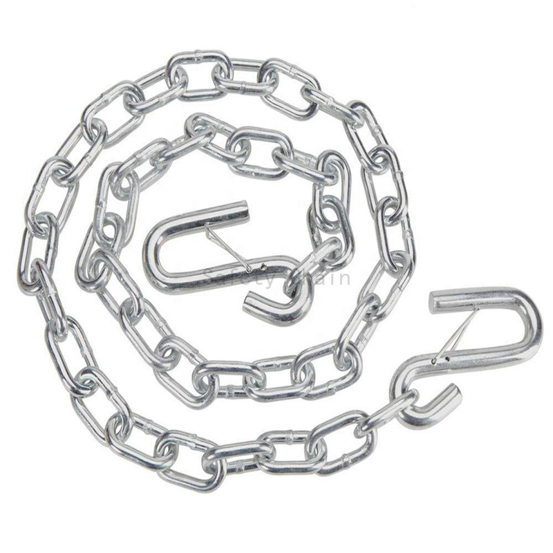 Galvanized G30 safety Trailer Chain With S Hook