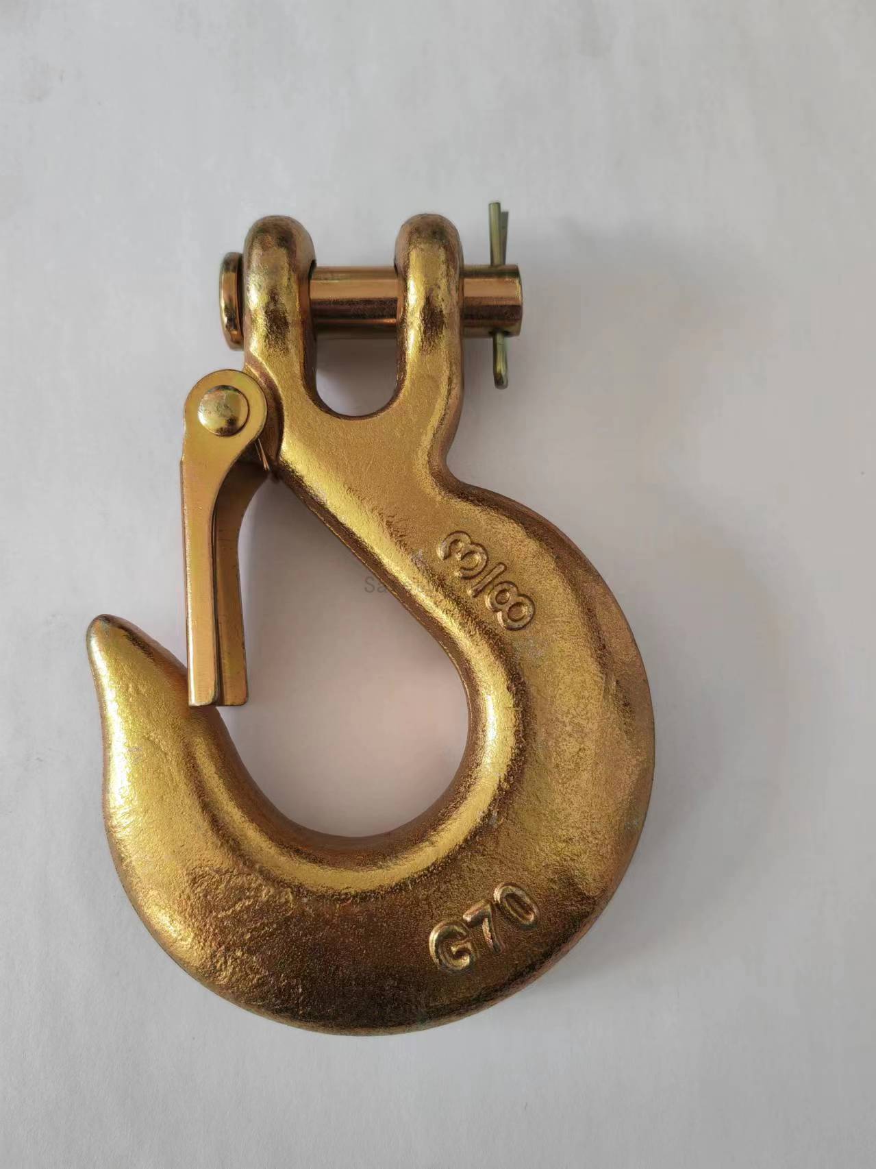 Carbon / Alloy Steel Clevis Slip Hook With Latch Zinc Plated