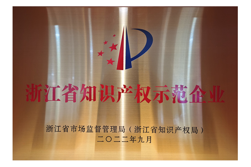 浙江省知识产权示范企业 浙江省知识产权示范企业