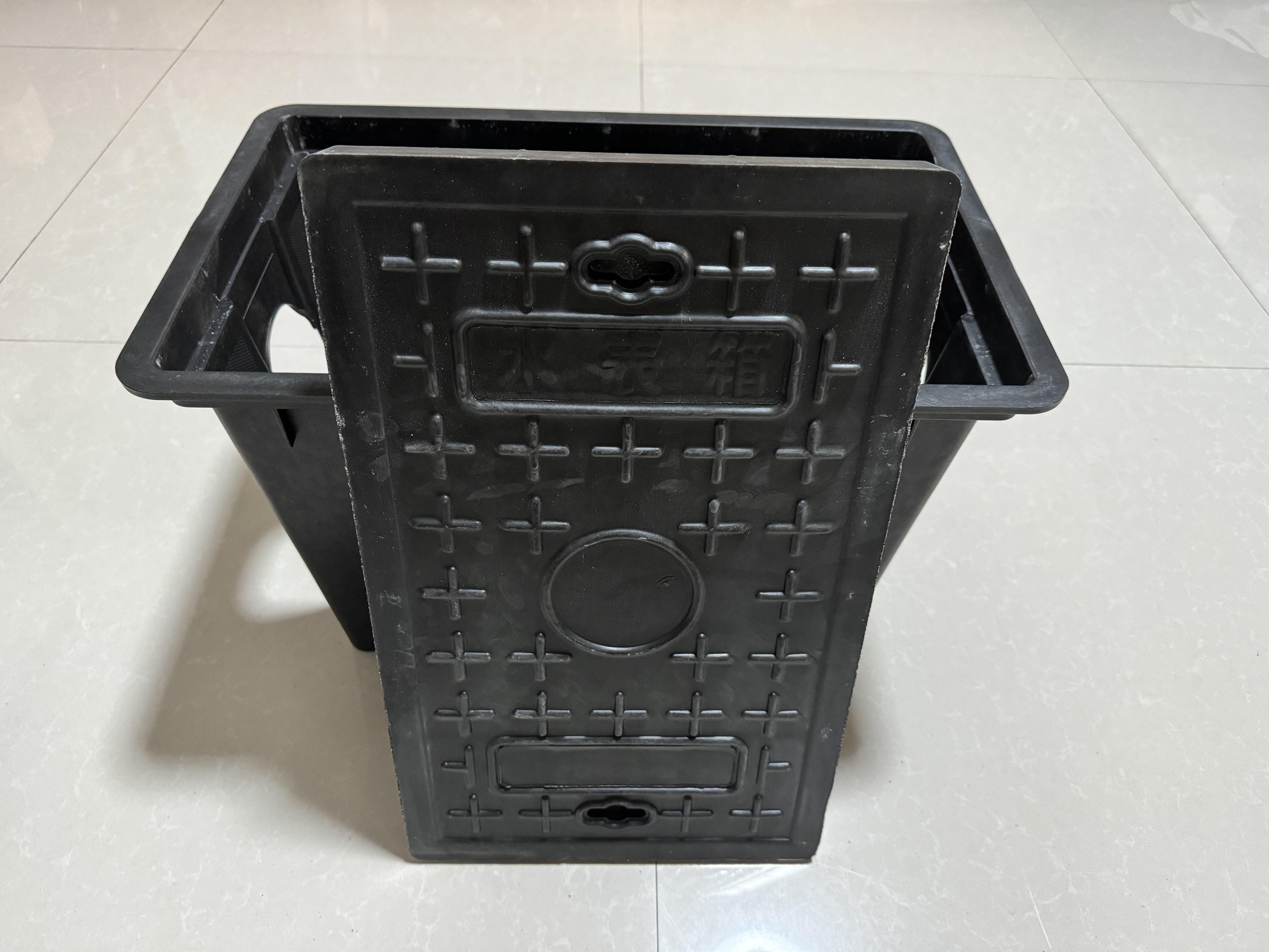 Glass fiber reinforced plastic water meter box