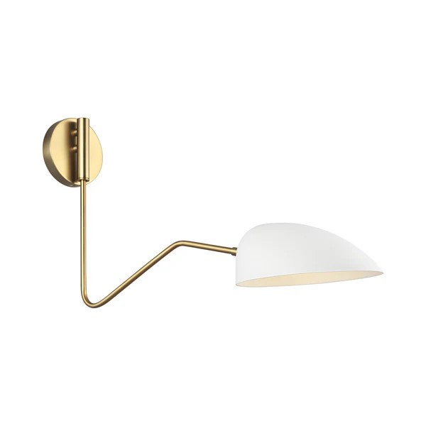 black(white) and gold wall light