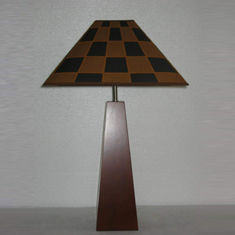 Vintage-Style Portable Table Lamp with Fabric Shade