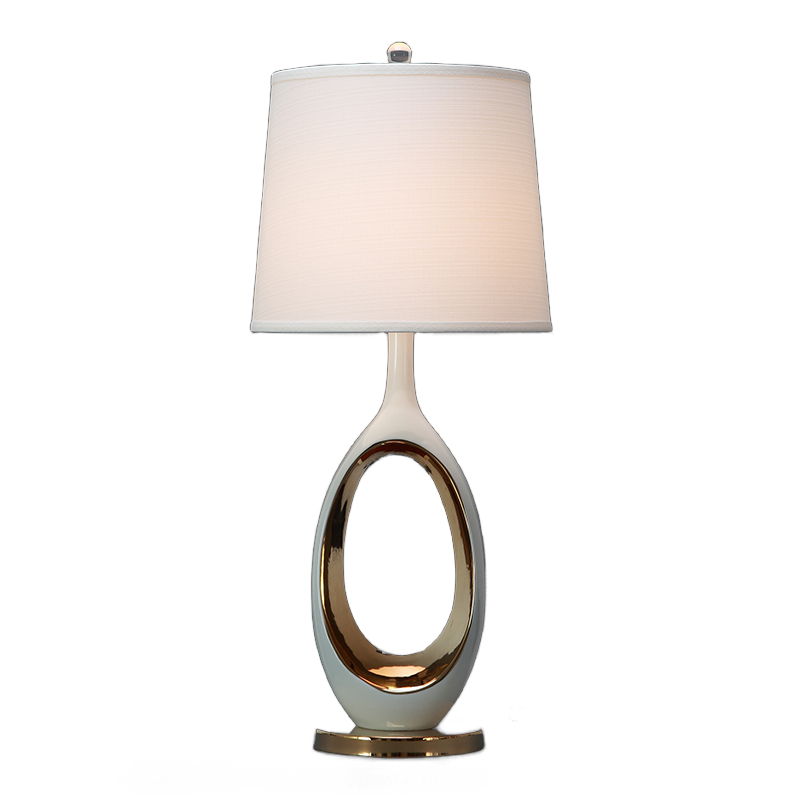 Stylish Beige Acrylic Table Lamp