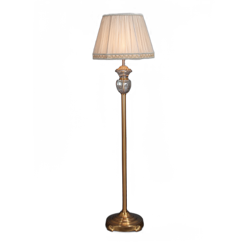 Luxury Crystal and Zinc Alloy Floor Lamp
