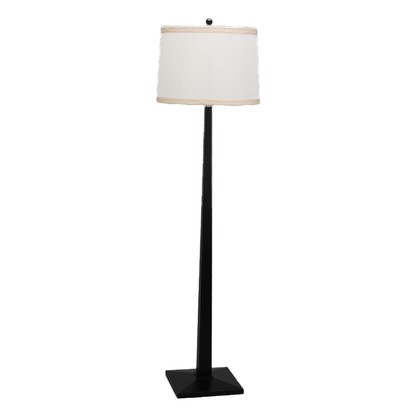 Black Wood Floor Lamp
