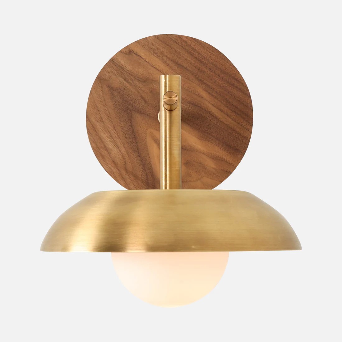 Brush gold wall lights