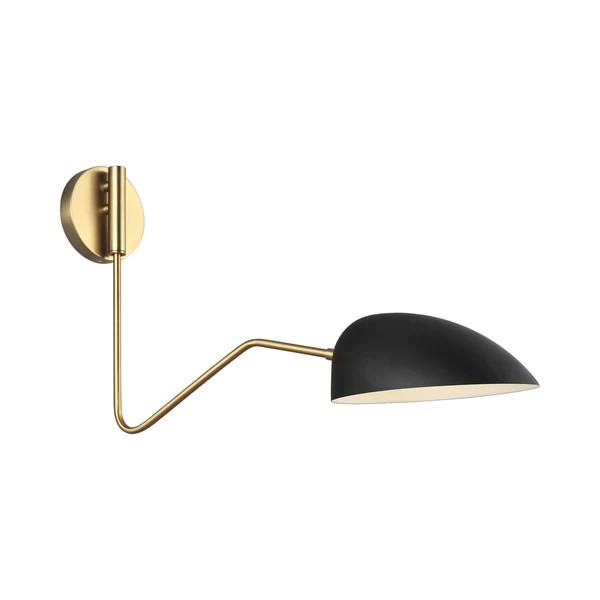 black(white) and gold wall light