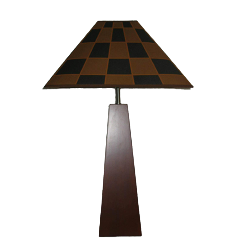 Vintage-Style Portable Table Lamp with Fabric Shade