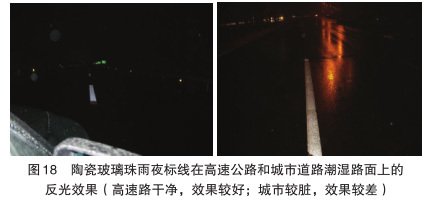 幾種雨夜反光標(biāo)線種類及效果探討
