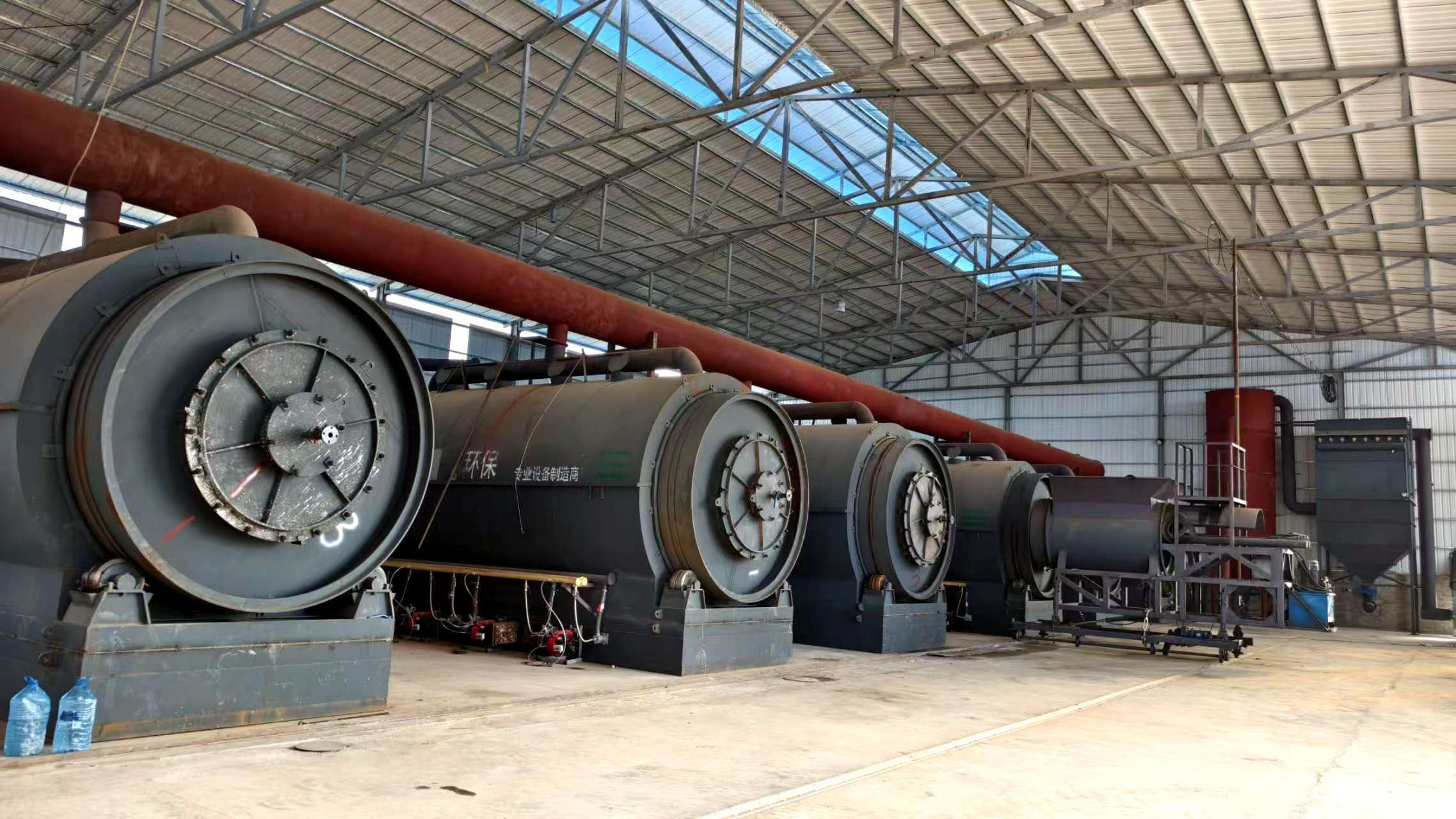 Waste Tyre & Plastic Pyrolysis Plant - Convert to Fuel Oil, Carbon Black & Gas (CE Certified)