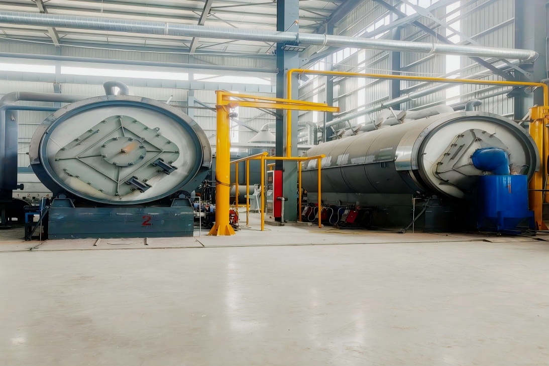 Waste solar panel treatment plant
