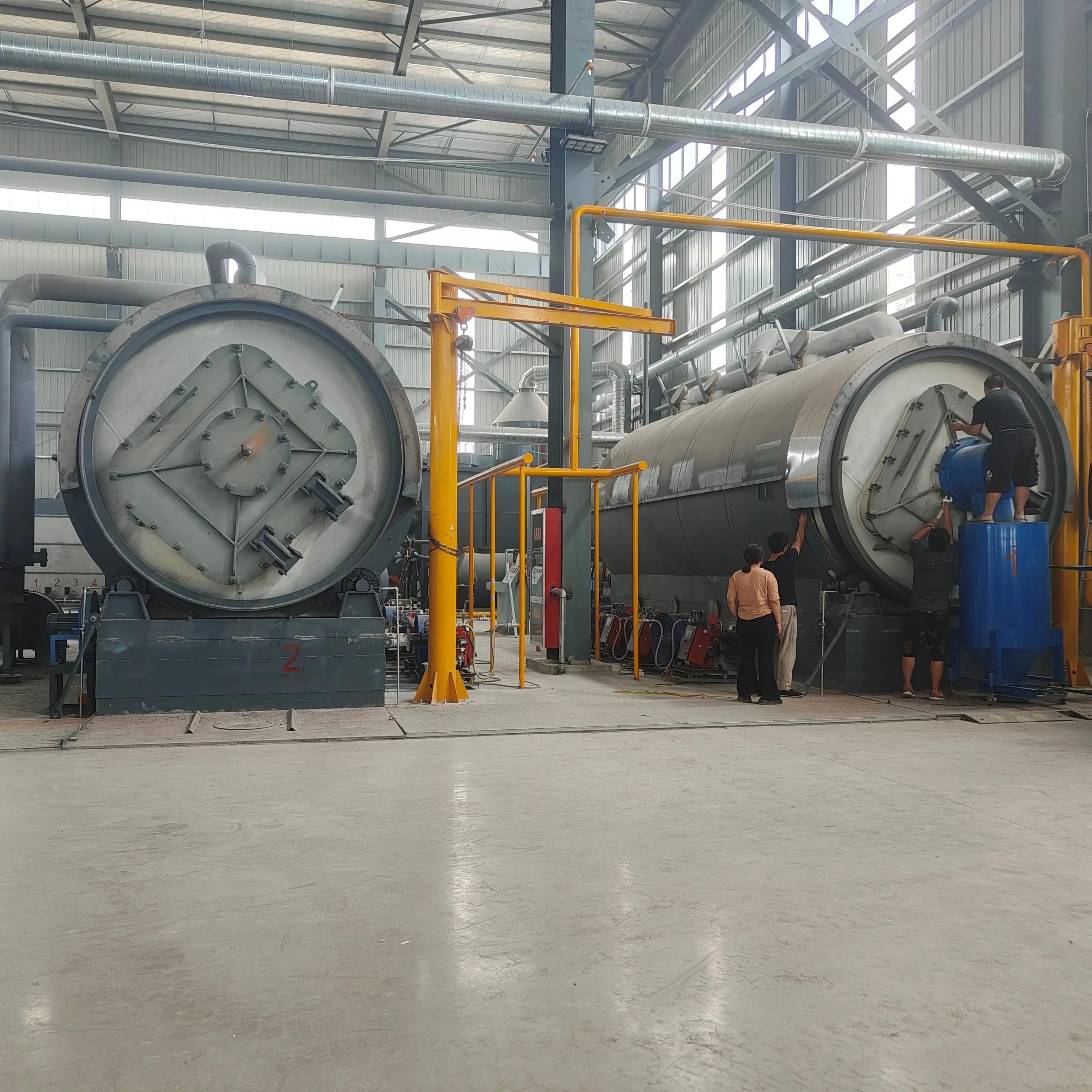 Waste solar panel treatment plant