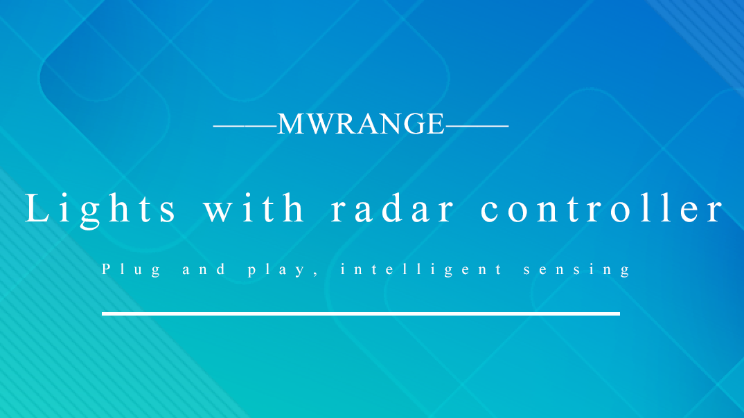 Radar Sensing Light belt controller, plug in the light belt, light up immediately!