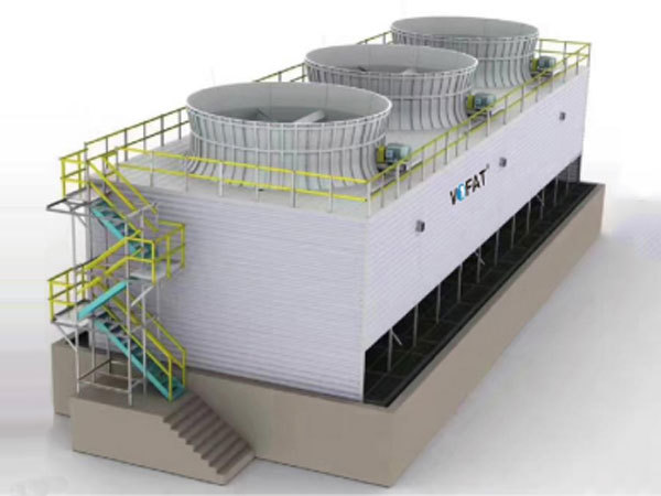 Anti-fog cooling tower