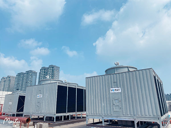 Weifang Beichen Valley Demao Shopping Mall-Square Cross Flow Open Cooling Tower