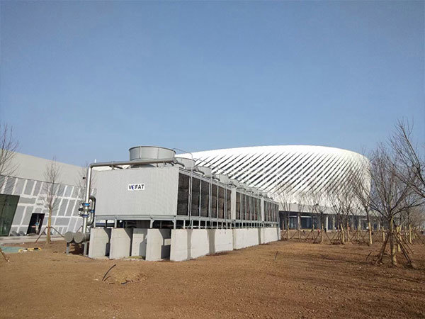 Qingdao citizen fitness center-square cross-flow open cooling tower