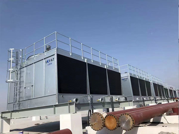 Qingdao Kangdien Animal Pharmaceutical -- Square Cross-flow All-steel Open Cooling Tower