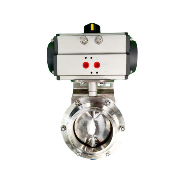 Metal butterfly valve