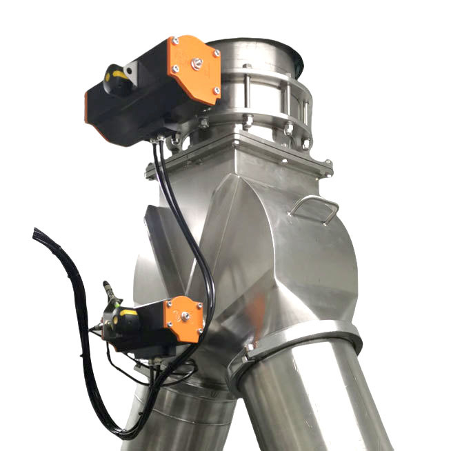 Pneumatic flap valve