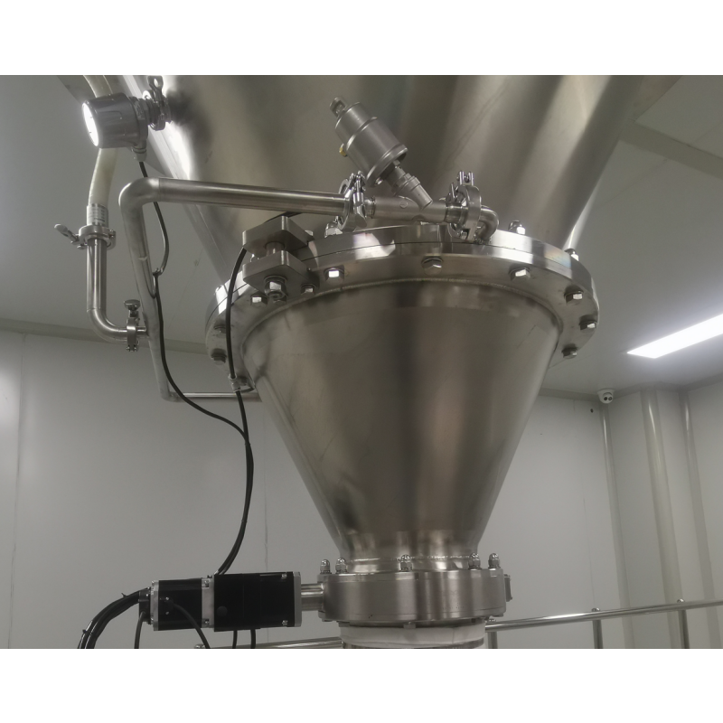 Pulse fluidized gas tray