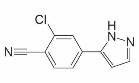 2-Chloro-4-(1H-Pyrazol-5-yl)benzonitrile