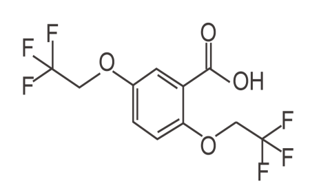 2,5-雙(2,2,2-三氟乙氧基)苯甲酸