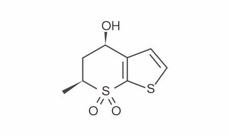 (4S,6S)-4H-Thieno[2,3-b]-thiopyran-4-ol-5,6-dihydro-6-methyl-7,7-dioxide