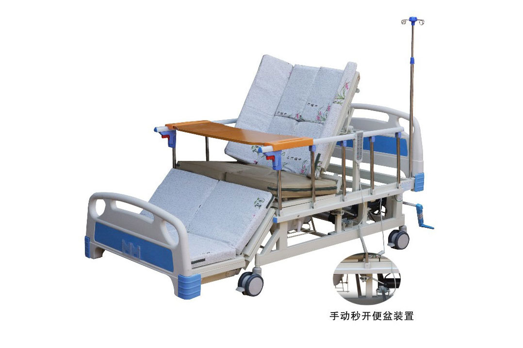 zC-D02-2 Household multi-functional nursing bed (total turnover, electric-manual integrated, side slipping resistance, sliding resistance and total bending)