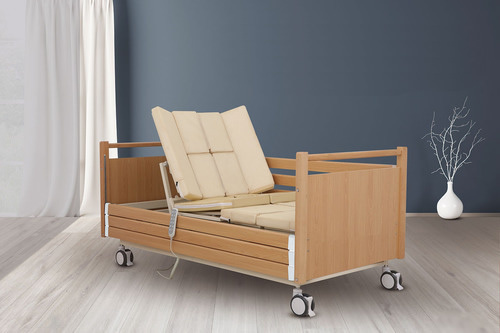 Full-functional electric caring bed