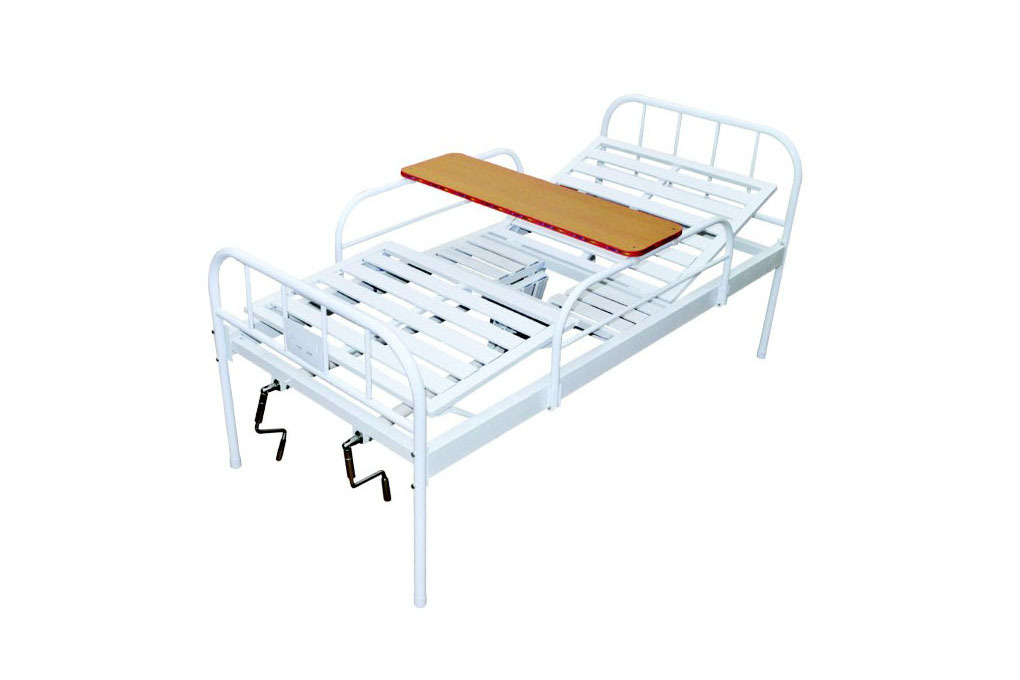 ZC-A21 Powder coated bed head, dual-swing bed