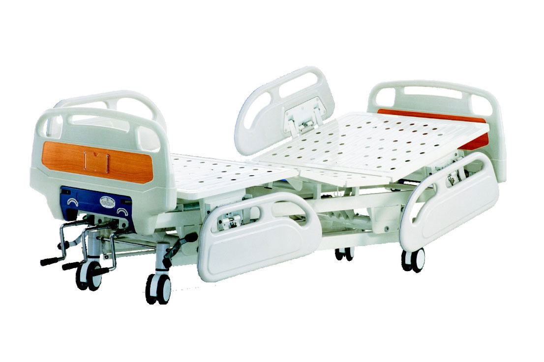 ZC-A01 Three-functional overall up-and-down manual caring bed