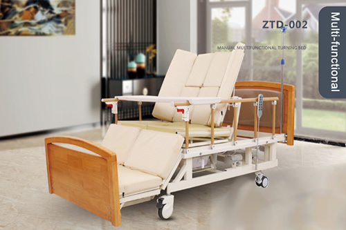 ZTD-002 Роскошная-ручная и электрическая моноблочная многофункциональная кровать с функцией переворачивания с мягкой обивкой