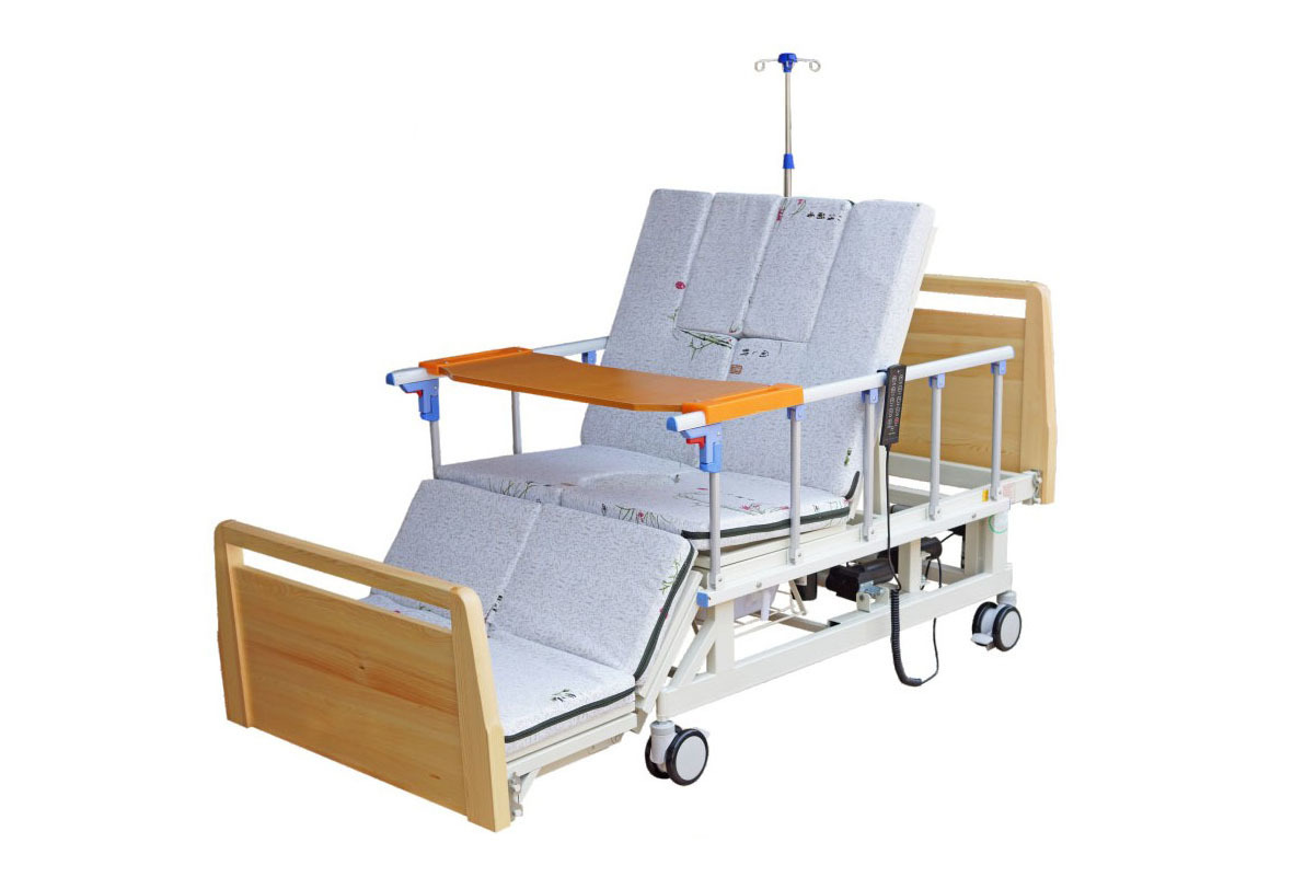 ZC-D02-12家用多功能翻身护理床（手电一体、全翻身、家具款）